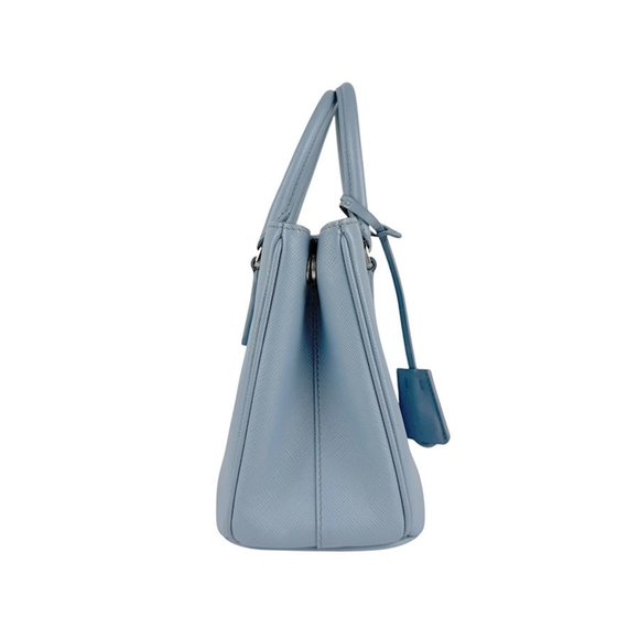 PRADA Blue Leather Shoulder Bag - Picture 2 of 5